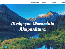 Tablet Screenshot of akupunkturawroclaw.pl